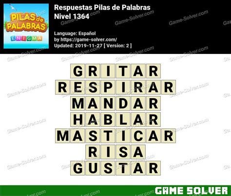Wordalot respuestas Nivel 1364 .